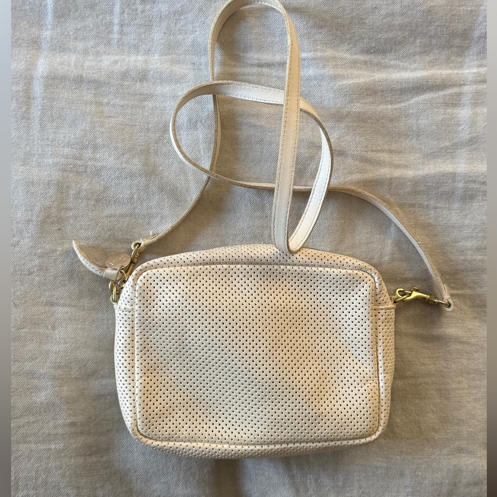 Clare V. Perforated Beige crossbody Handbag - Picture 2 of 4